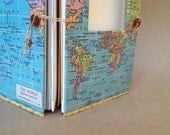 World Traveler Versatile Travel Notebook for Art, Photos and Writing - Made to order