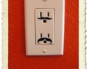 Tiny Moustache Stickers and Mustache Decals for Electrical Outlets