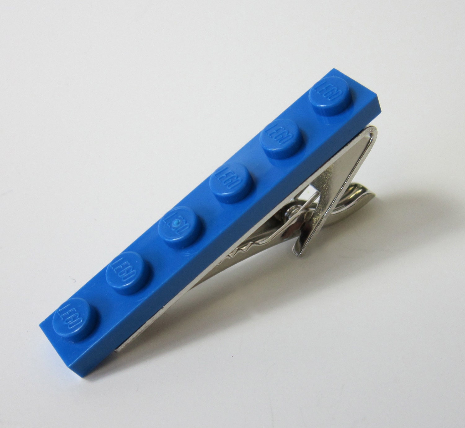 Tie Bar Clip made with Royal Blue Lego (r) plate