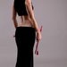 SMALL Ready To Wear Super Bootie Low Rise Mermaid Skirt . COLOR: Carbon Black