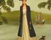 Pirate Peyton Visits The Southern Shore Of New Zealand- Open Edition Print