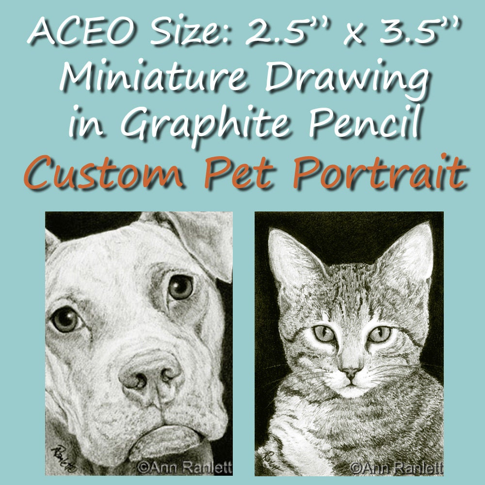 Custom 2.5" x 3.5" Pet Portrait