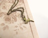 Petite Mori Forest Woodlands Style Deer Charm Antiqued Bronze Chain Simple Minimal Bracelet. Simple gift