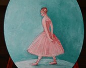 The Petite Ballerina - Original Painting on Canvas