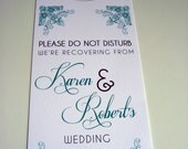 Wedding Door Hangers - Set of 10 - Victorian Corners - Great for OOT Bags