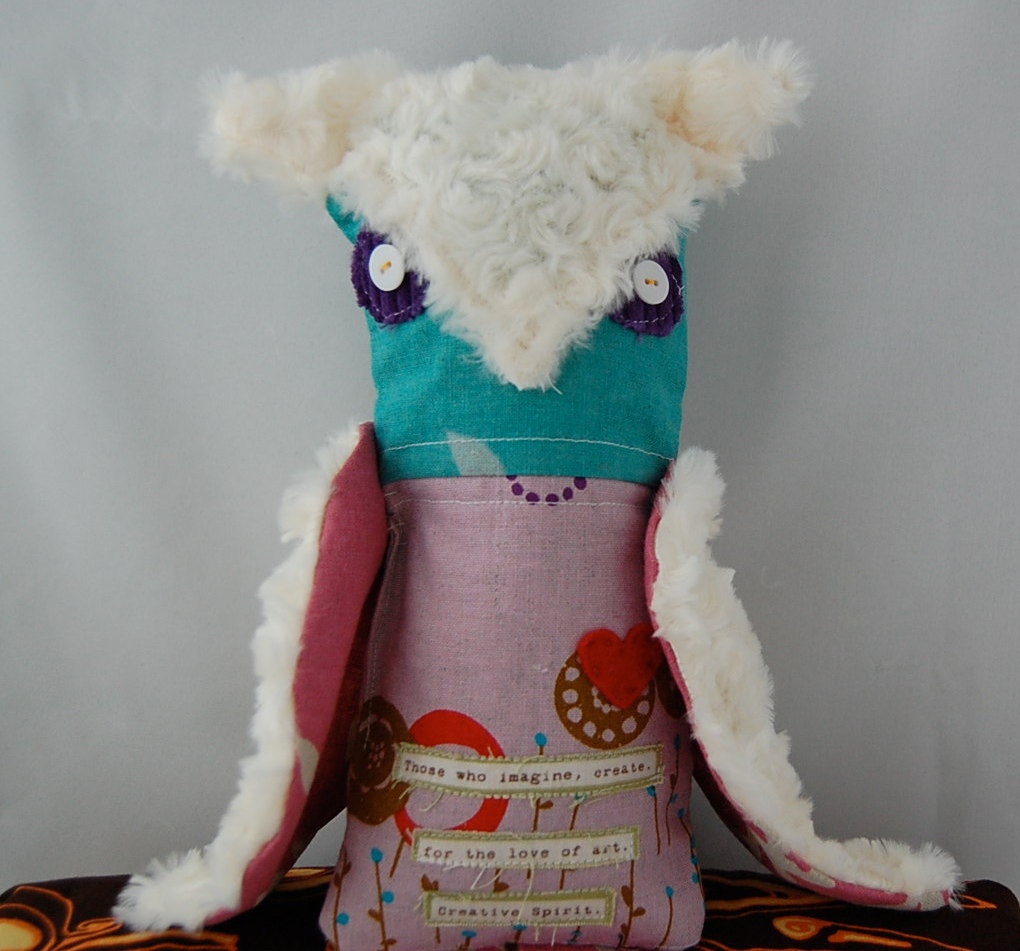 Owl Art Doll - Creative Spirit