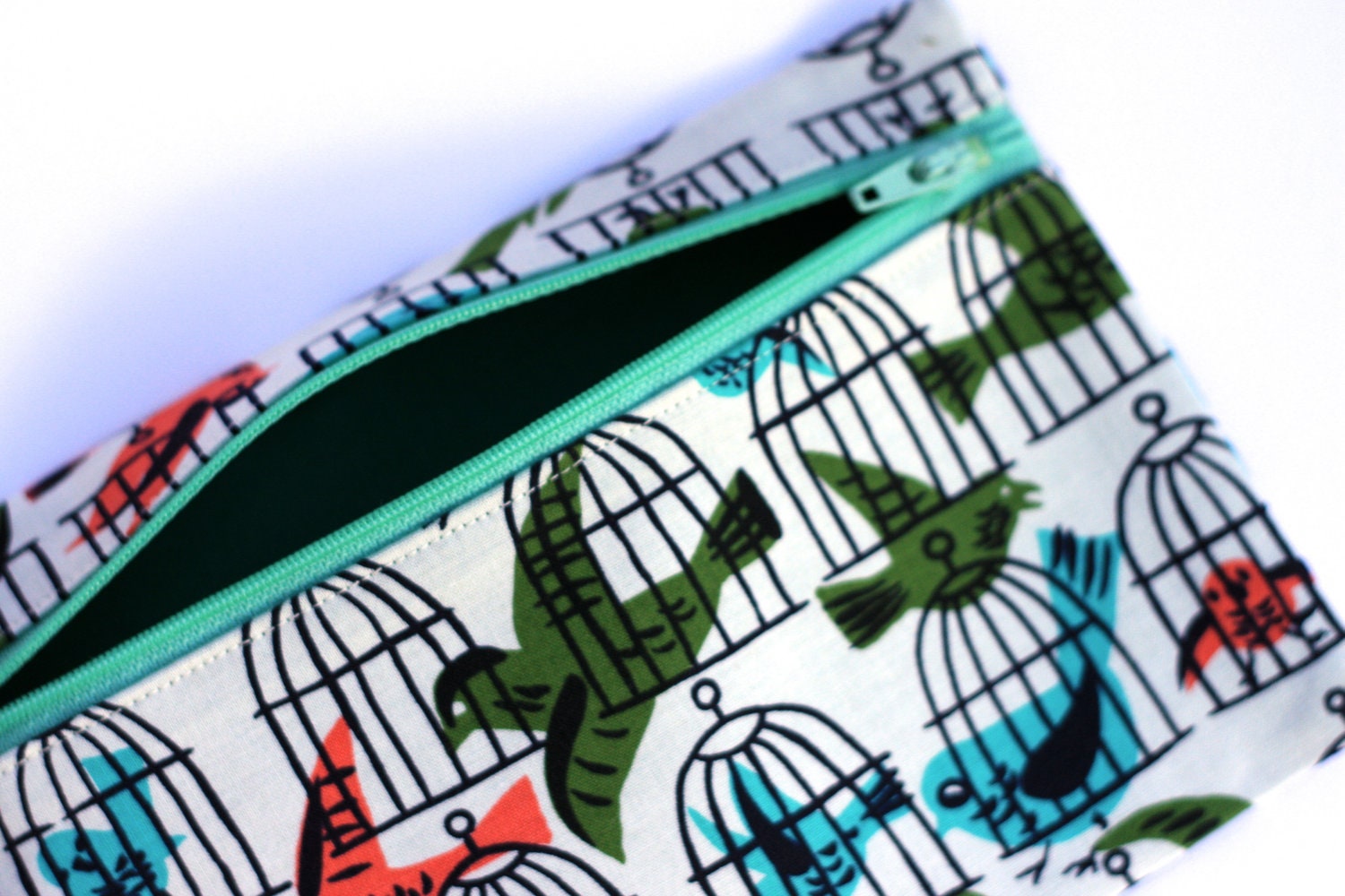 Uncaged Birds Zipper Pouch