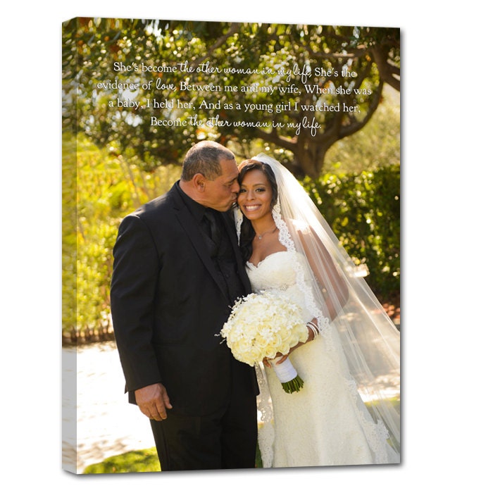 First Dance Father Daughter Dance Wedding photo gift Art  TEXT Wedding, Vows,12x16