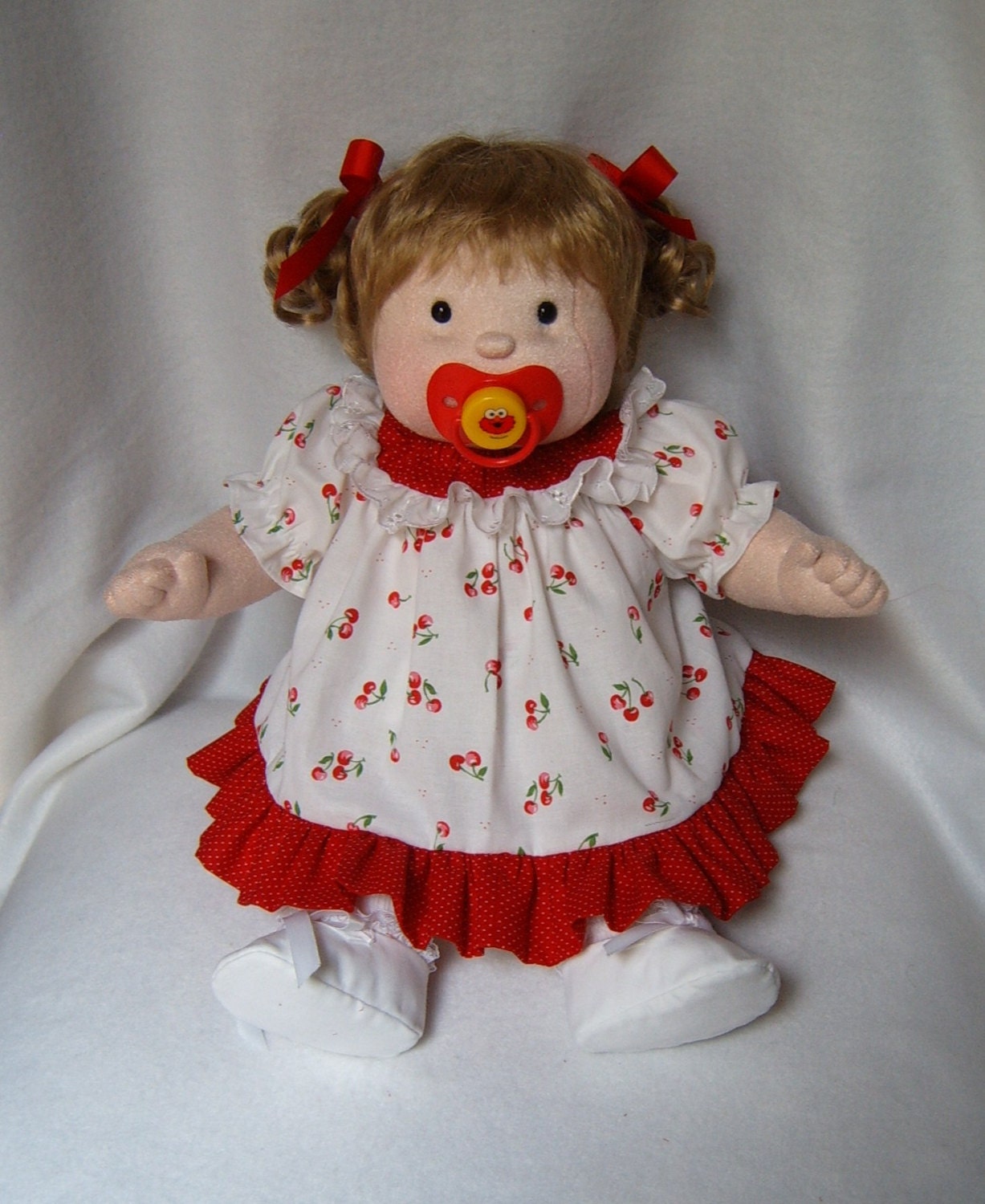 Soft Sculpture Doll with 2 Outfits