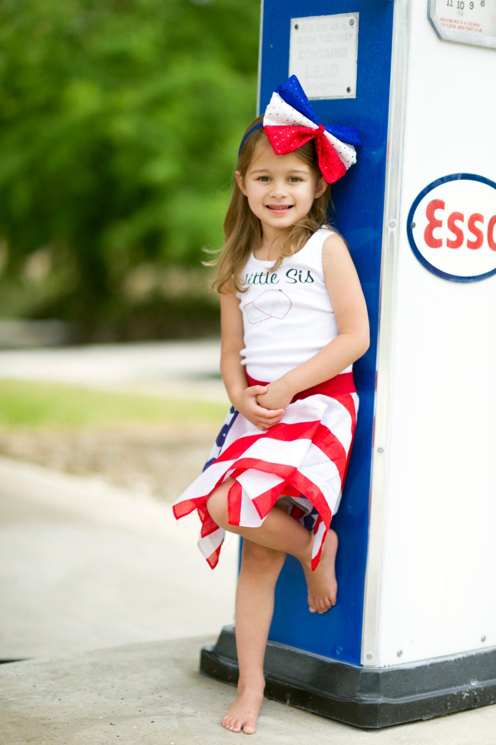 Super fun Oversized 4th of July Bow Headband, Perfect for Pagents, July 4th Parade or Photos - one size