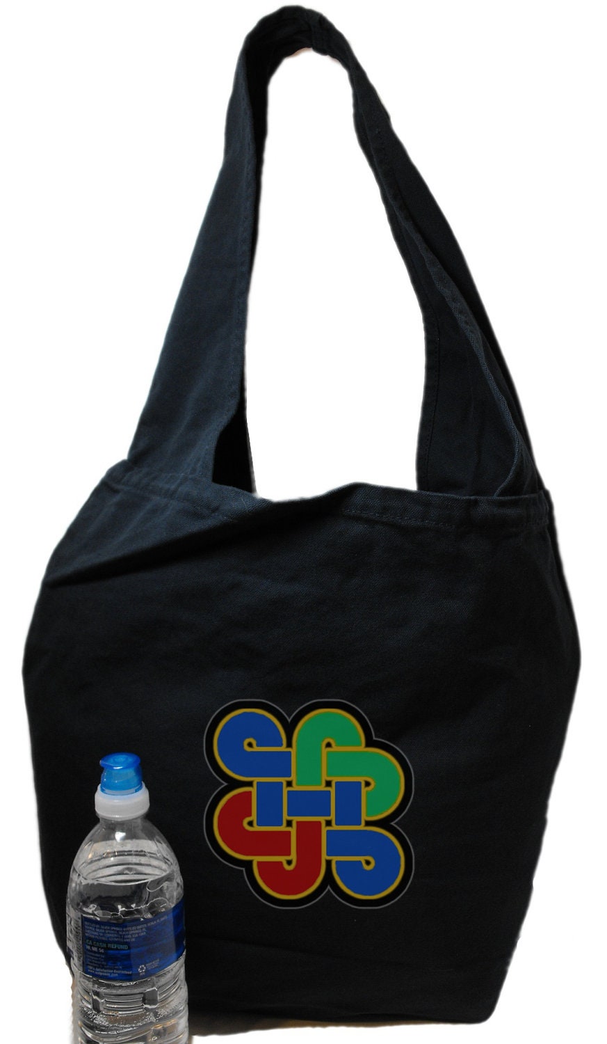 Celtic Knotted Hearts Printed Monk Bag, Sling, Tote, Shoulder bag, Market bag