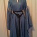Linen 12thC Dress Angel Sleeve Style Custom Medieval SCA LARP Renaissance Pagan