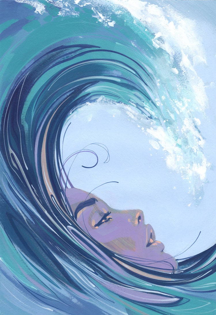 Apres Moi Le Deluge - Fine Art Print by Jonny Ruzzo - 8" x 12"