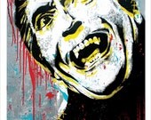 Christopher Lee as Dracula - 12 x 18 High Quality Art print