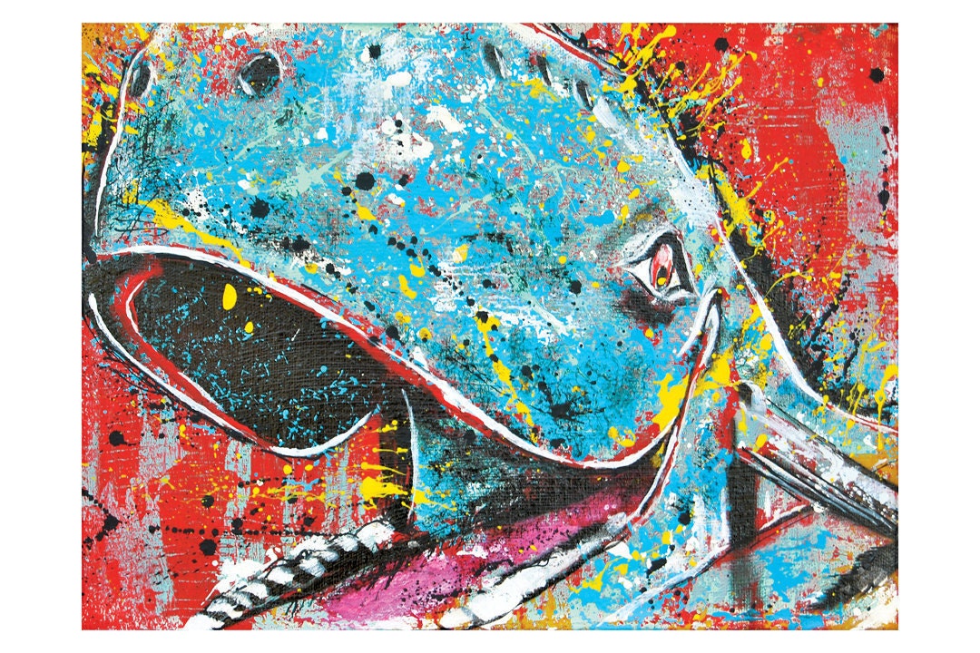 Blue Whale of Catoosa - 18 x 12 - High Quality Pop Art Print
