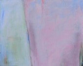 Contemporary Abstract Landscape Painting- original fine art Romantic Sunrise