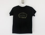 organic toddler tshirt burger - screen printed nice buns hun 2T 4T 6T nice buns hun