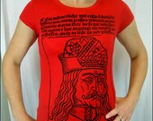 Vlad the Impaler Womens Red Tshirt