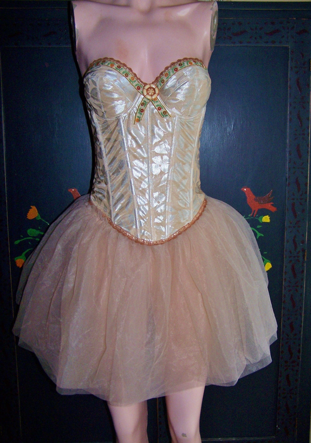 Corset Tutu Dress UPcycle set size 36B