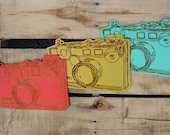 vintage camera wall hanging - for camera lovers - gift for photographers - under 20 dollar gift