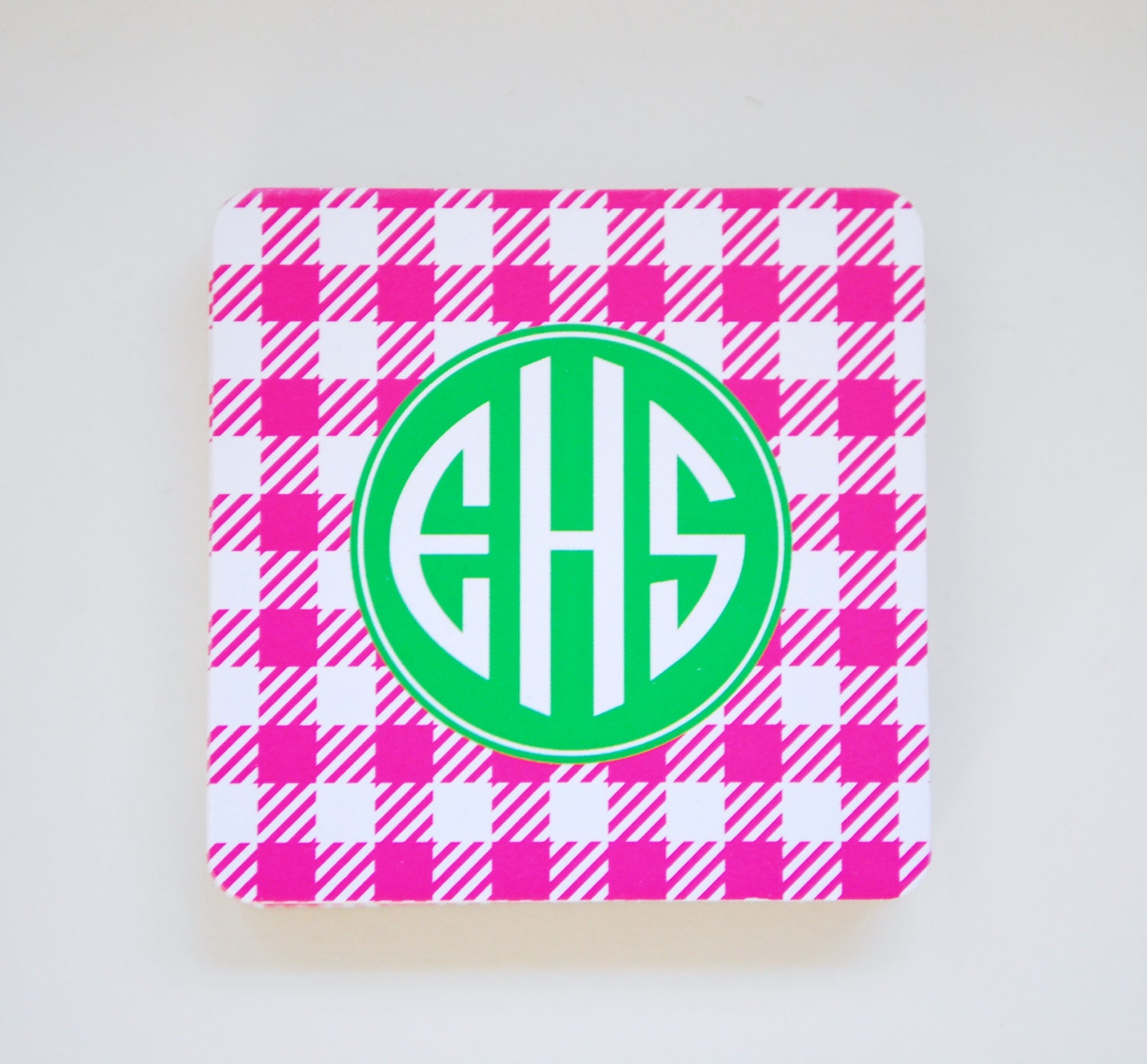 Coasters - GINGHAM Collection - set of 12