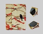 SALE iPad Cover Hardcover iPad Case iPad Mini Cover iPad Mini Case Custom iPad iPad 2 iPad 3 iPad 4 Cover Brown Birds