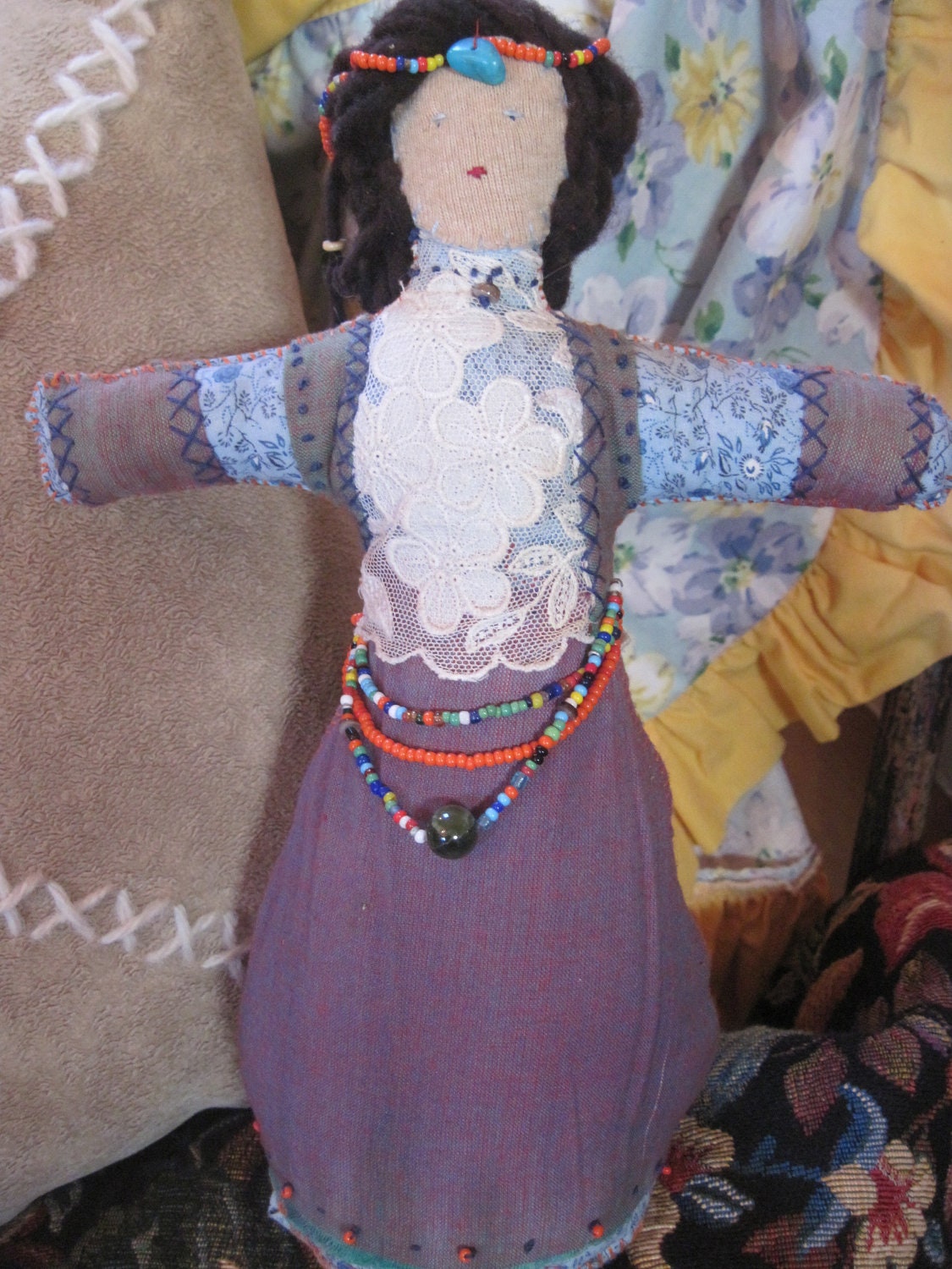 The Heirloom Doll is for your Altar.  A constant affirmation of your becoming.