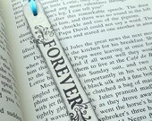 Wedding favor bookmark wood Shabby chic country, Set of 10