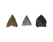 Arrowheads Geometric Watercolor Painting Print