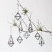 Himmeli Ornament set of 8 / Modern Hanging Mobile / Geometric Sculpture