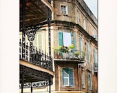 New Orleans Photography, French Quarter Photograph.  Affordable Wall Art 8"x10" Print. Mardi Gras.