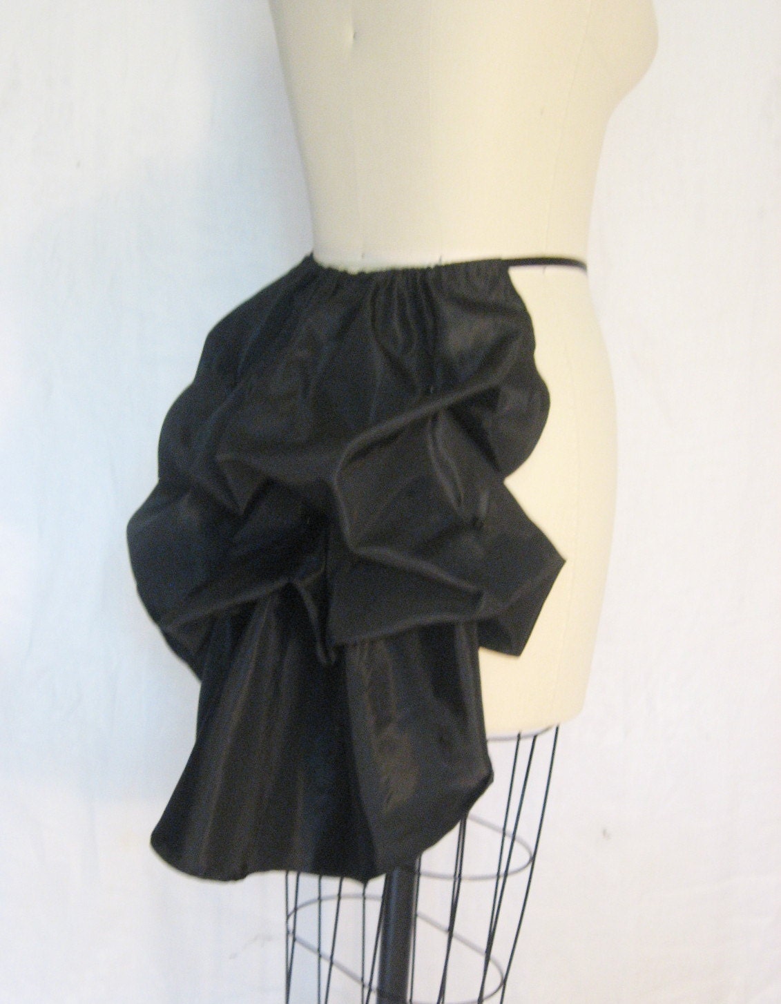 The Secret Boutique Victorian Mini Bustle Black One size fits most xs-plus size