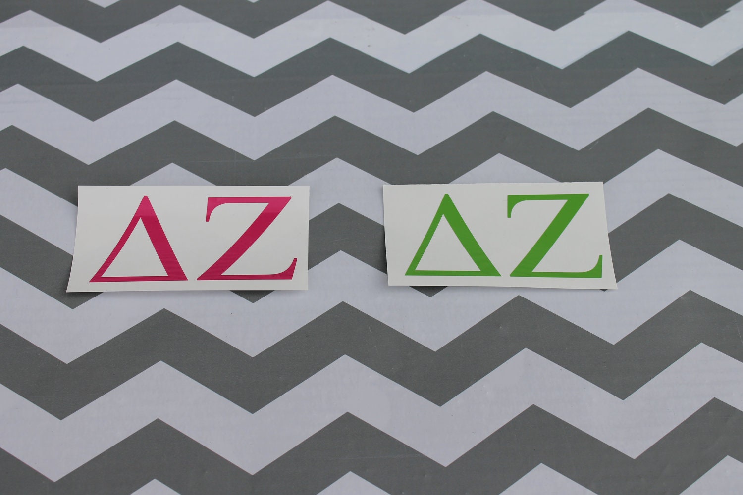 2" Vinyl 3 Letter Monogram or Greek Letters Decal