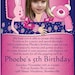 Girl's Slumber Party Birthday Invitation - Personalized with your photo DIGITAL FILE
