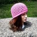 Perfect Pink Peek A Boo Beanie - Crocheted, Handmade,Boutique