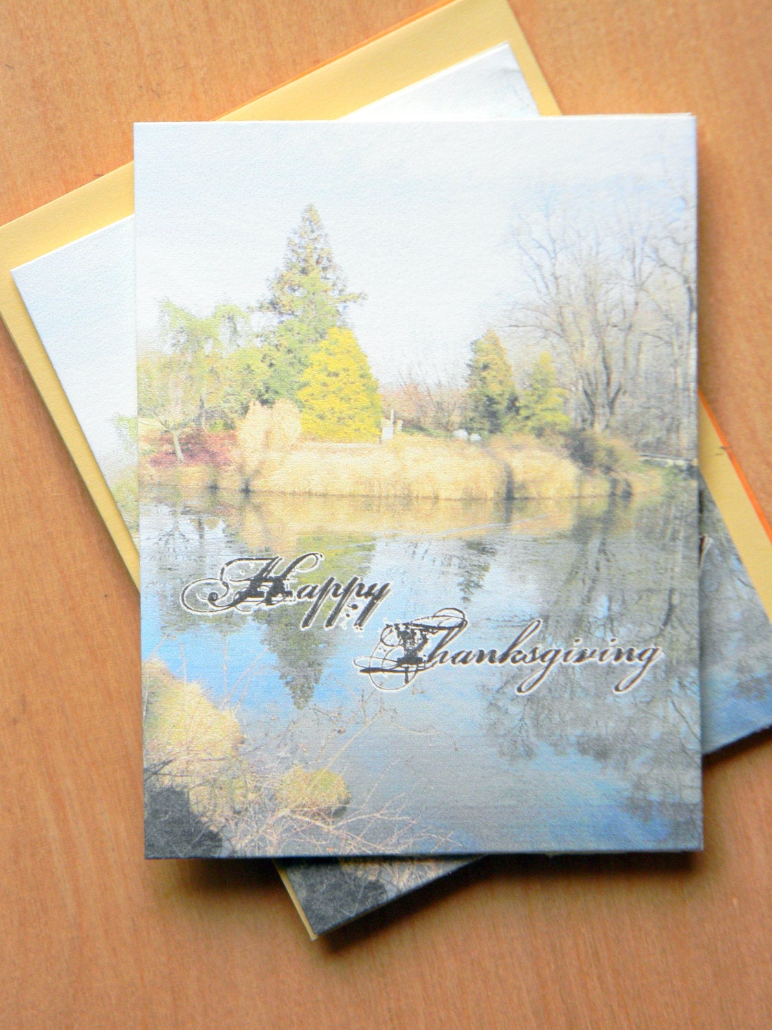 Happy Thanksgiving Cards - Holiday, Autumn (Set of 10 cards) --  Madcap Charity - Hurricane Sandy Donation