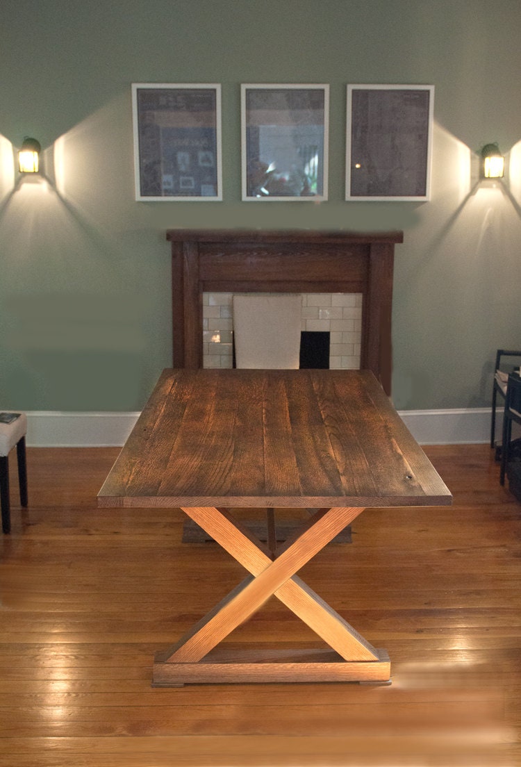 Reclaimed Wood Dining Table - The Kinzua - Custom Furniture