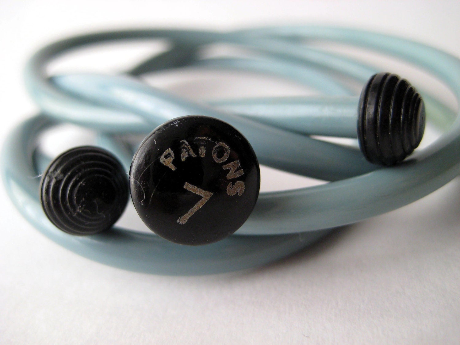 Vintage Knitting Needle Bracelets Something Blue Bridesmaids Jewelry MEDIUM