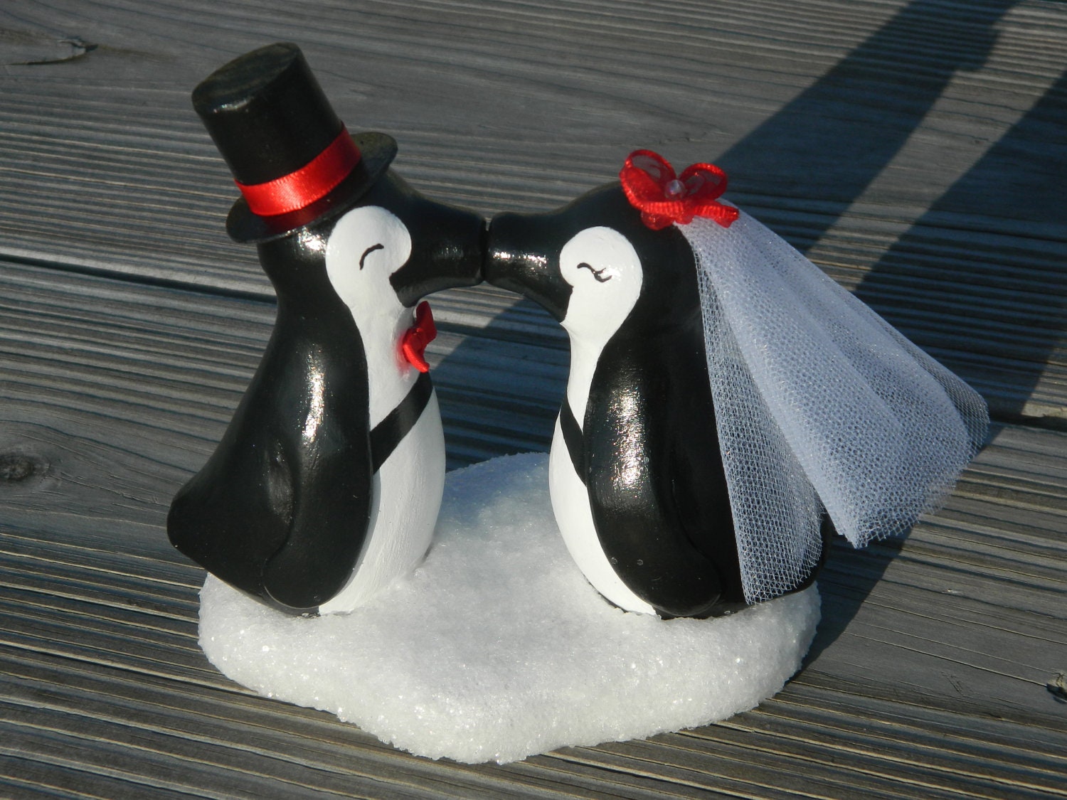 Penguin Love Cake Topper