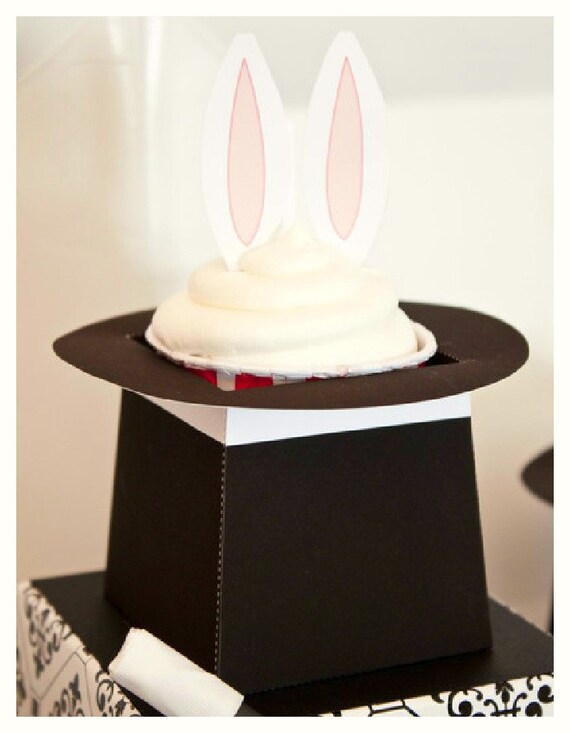 Magician's Hat Cupcake Holder - DIY Printable PDF Il_570xn
