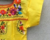 The Tricia Mexican Infant Toddler Embroidered Dress