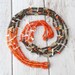 Long Necklace Mandarine Spessartite and Smoky Quartz, Citrus Orange and Brown Glamorous OOAK Fine Statement Jeweryl, Princess Jewelry