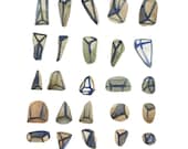Diamonds - Louise Art Studio - As seen in West Elm's Catalogue - art print giclee - geometrical forms  - brown beige giclee print