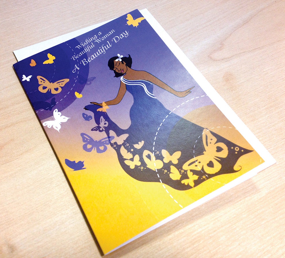 Beautiful You - Birthday Card - Happy Birthday Card