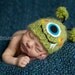 Sale 20% off now monster Baby hat Sizes Preemie to 12 months great photography prop