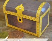 Printable DIY Pirate Treasure Chest Favor Boxes