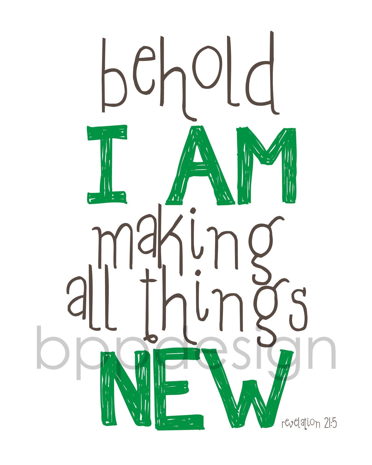 All things NEW poster