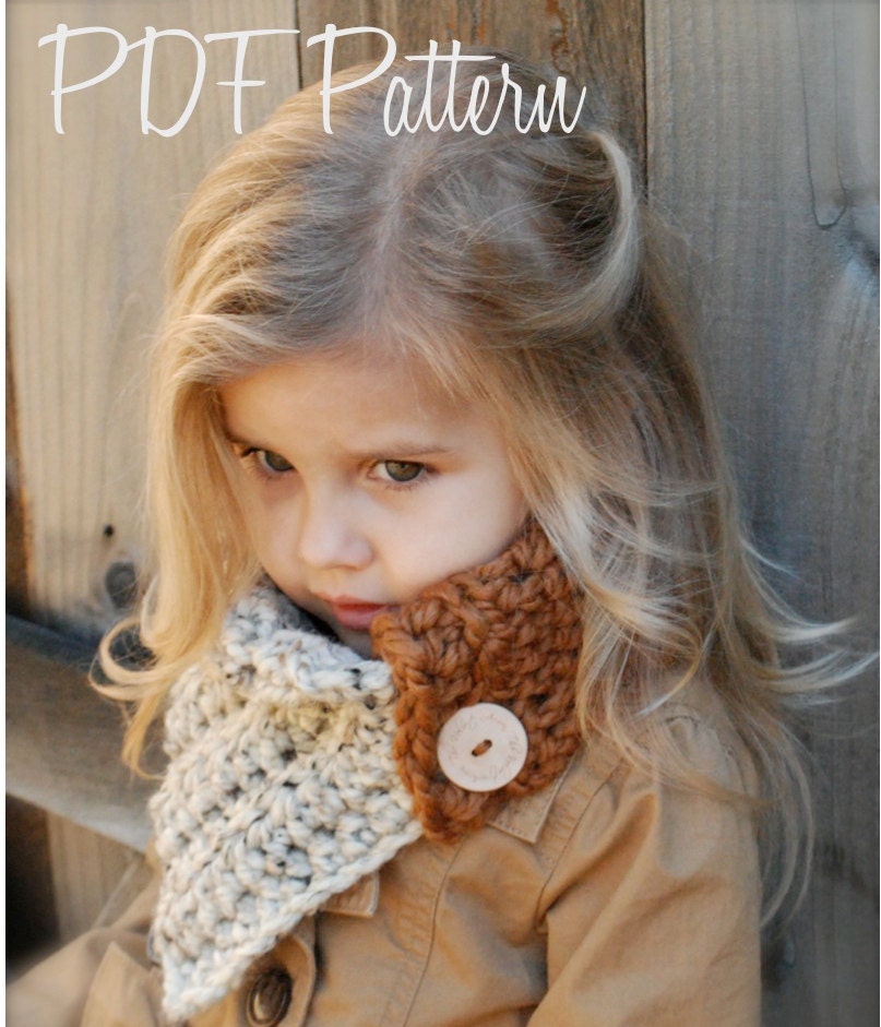 Crochet PATTERN-The Aspen Cowl (Toddler, Child, and Adult sizes)