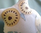 Owl Always Love You---Plush Owl Lovey in yellow, sage, and tan