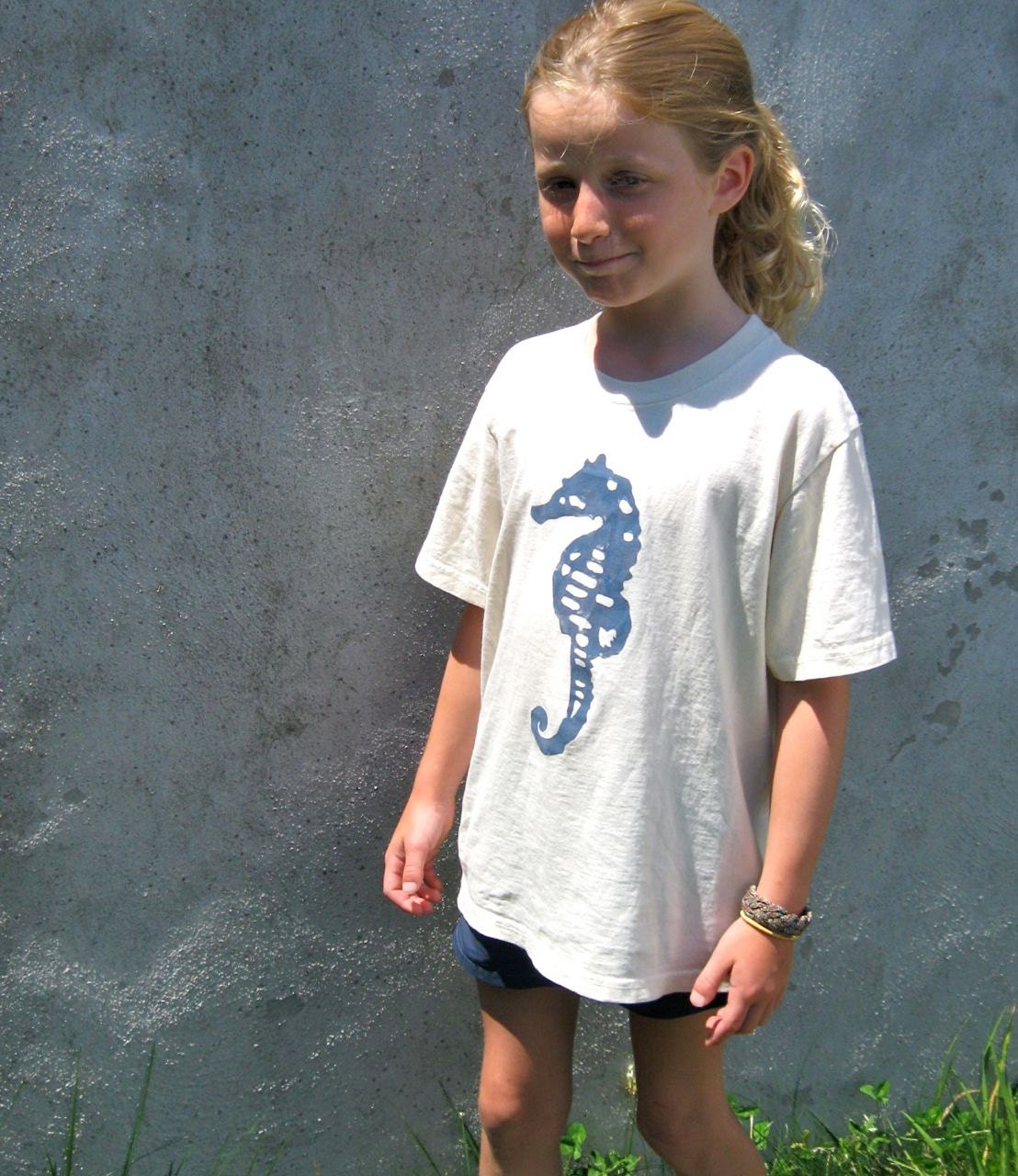 Seahorse T-Shirt, Organic Cotton